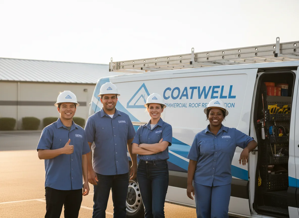 Commercial roof coating company in Amberg, WI